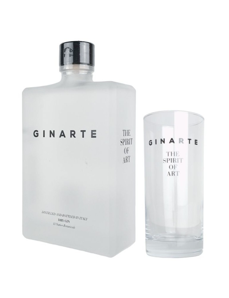 Gin GINARTE dry 43,5%- 0,7 L + Bicchiere OMAGGIO
