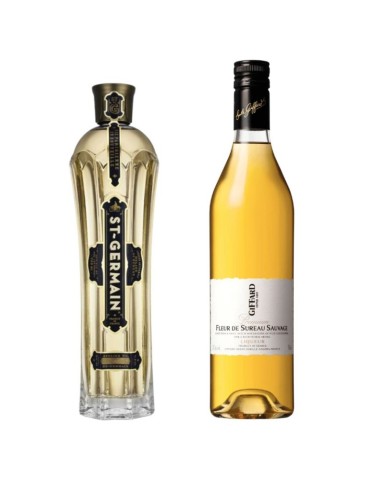 Bundle Liquore St. Germain vs Giffard Premium Liquore Fiori di Sambuco Selvaggio
