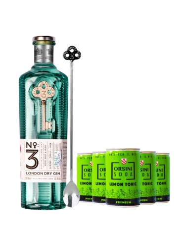 Kit Gin Tonic No3 London Dry + Lemon Tonic Orsini Soda