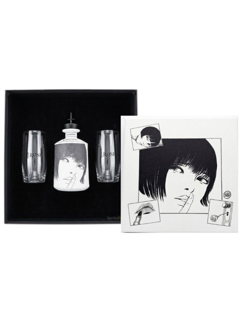 J.Rose London Dry Gin JRB VALENTINA 1 Confezione regalo - 0,70L