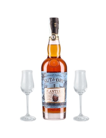 Rum Planteray Cut & Dry - 0,70L + 2 Calici