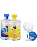 Etsu Japanese Gin e Etsu Double Yuzu Gin+ Calice Etsu e Sottobicchiere Etsu OMAGGIO