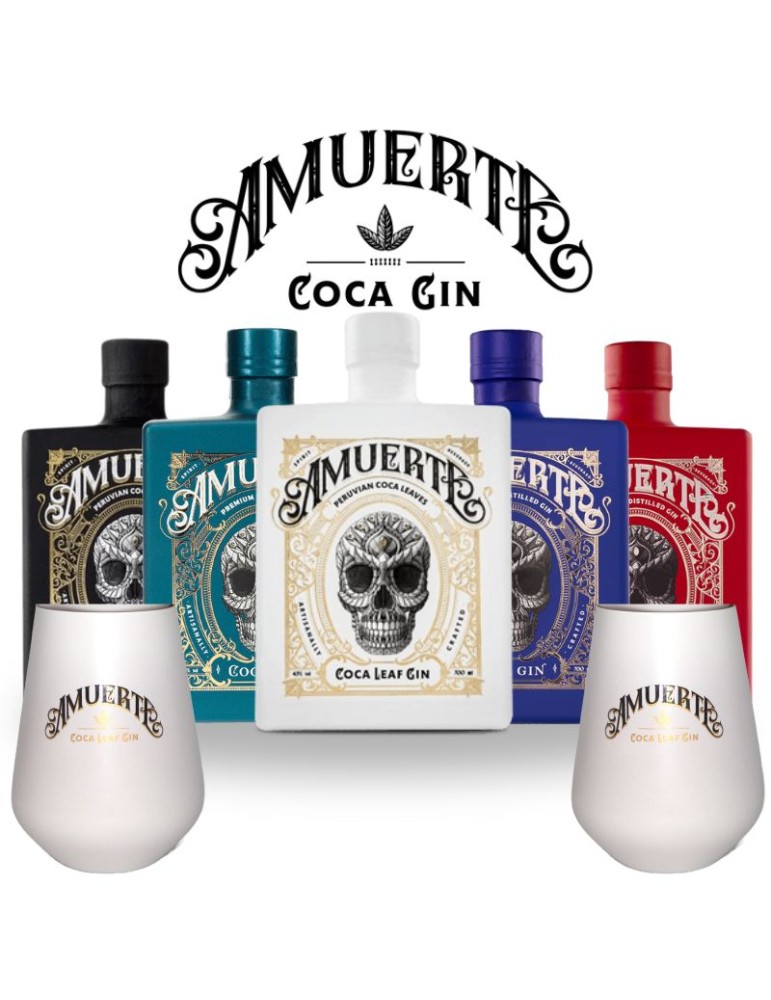 Set Amuerte Gin + Bicchieri brandizzati OMAGGIO