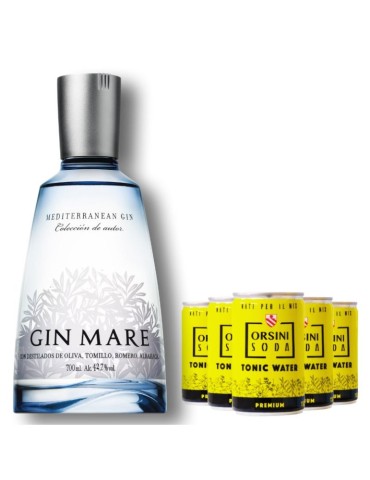 Gin Mare Mediterranean + Tonic Water Premium Orsini Soda