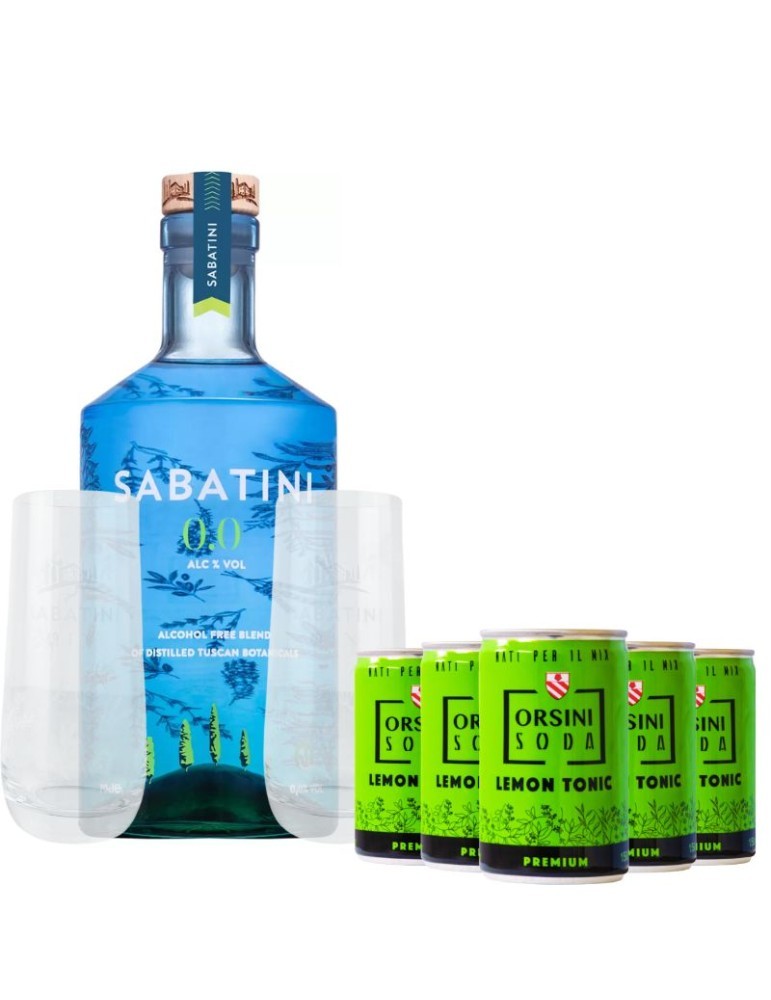 Kit Gin Tonic GINO° Sabatini + Lemon Tonic Orsini Soda