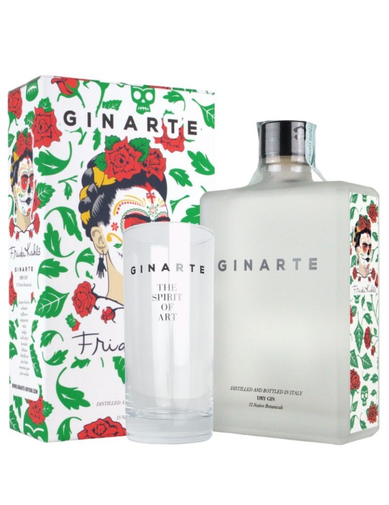 Ginarte Frida Kahlo + Bicchiere OMAGGIO