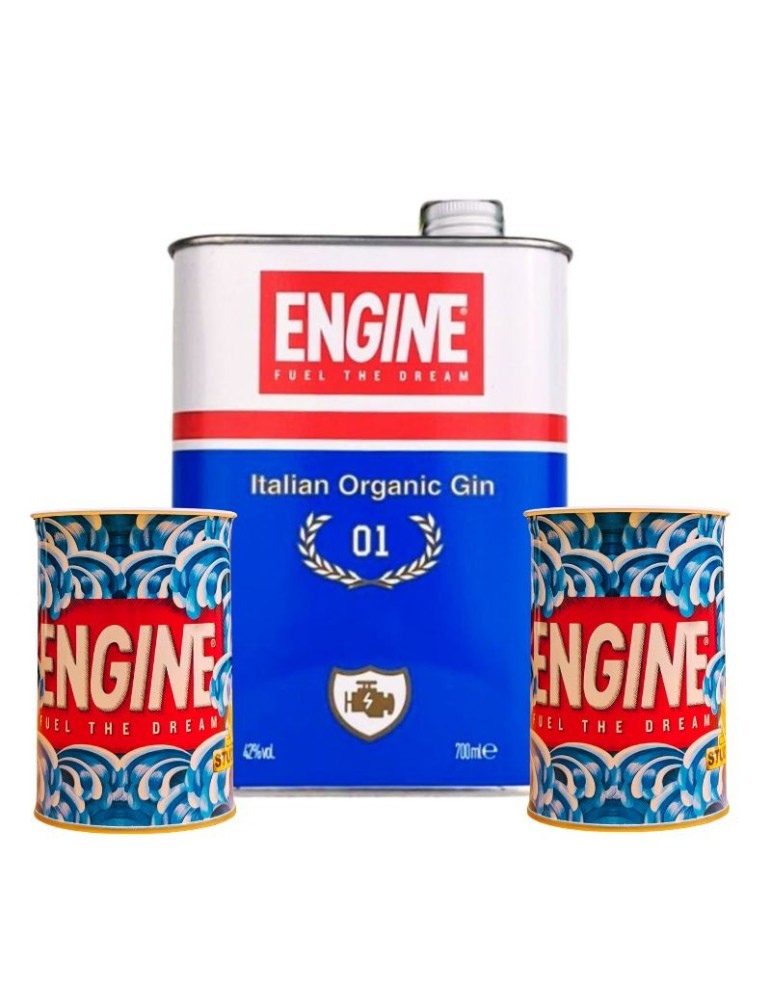 Gin Engine 0.7L + 2 Bicchieri Engine