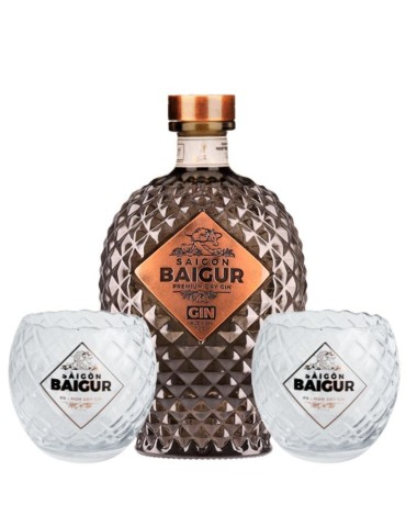 Gin Saigon Baigur  + 2 Bicchieri Dragon omaggio