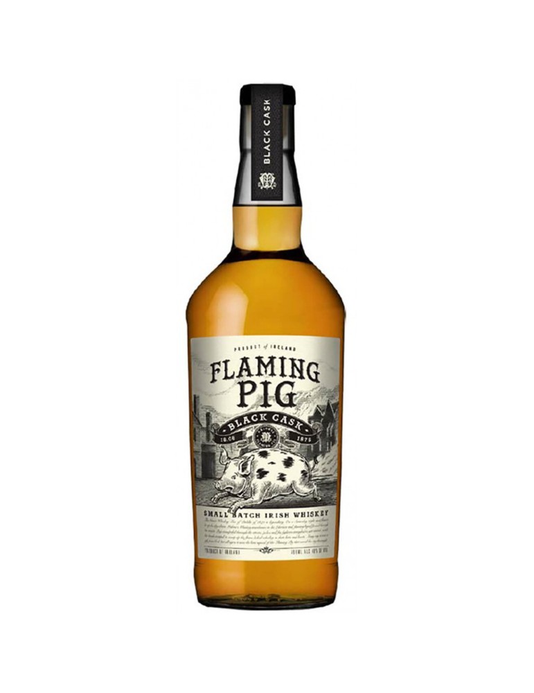 Irish Whiskey Flaming Pig Black Cask