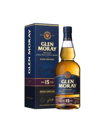 Whisky Glen Moray Speyside 15 Anni - 0,7 Lt