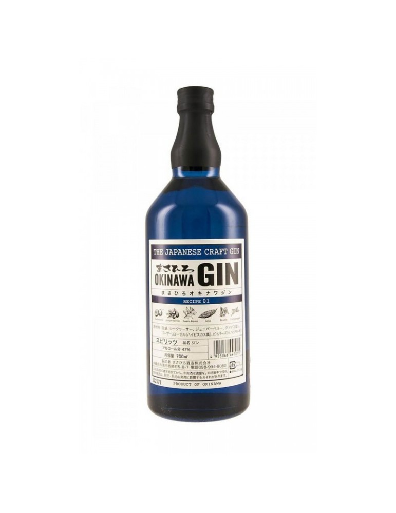 GIN Okinawa Japanese RECIPE 01 BLUE LABEL- 0.70L