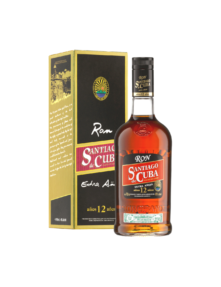 Rum Santiago de Cuba Extra Añejo 12 anni - 0,70 L