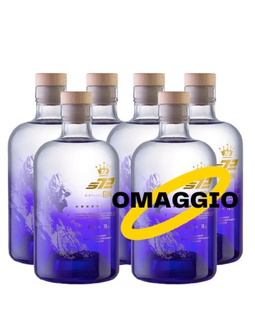 S72 Legend Gin - 0,7L x 5 BTG + 1 OMAGGIO