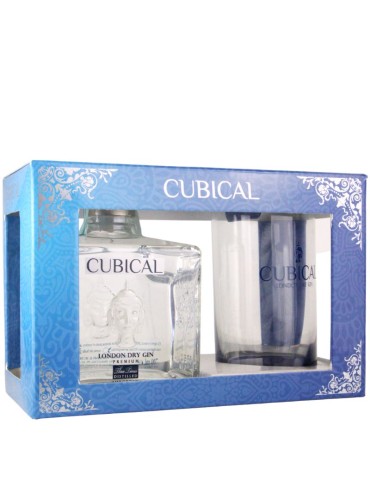 Gin Cubical Premium London Dry - 0,7 L + Bicchiere