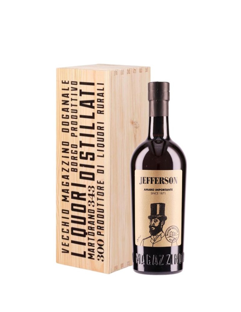 Amaro Jefferson - 0.70L in Astuccio di Legno