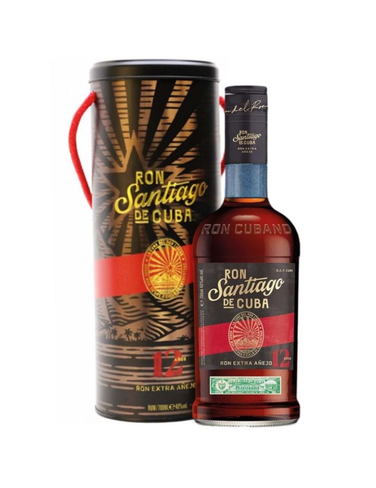 Rum Santiago de Cuba Extra Añejo 12 anni - 0,70 L | NEW PACK