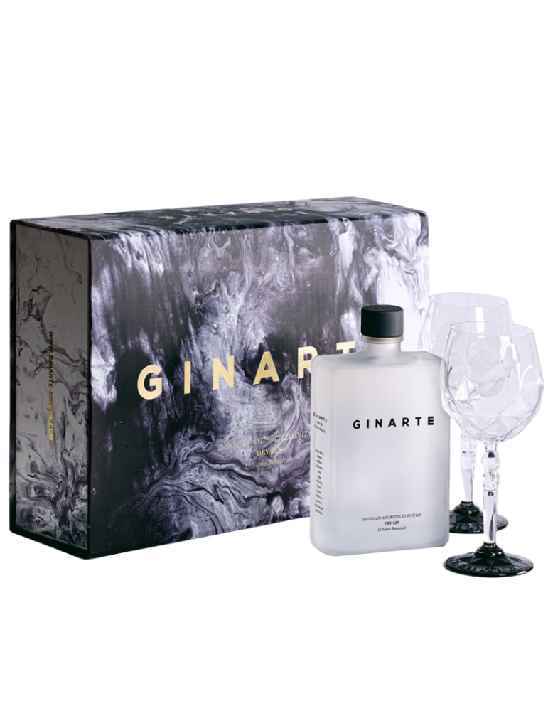 Gin GINARTE - 0,7 L Gift Box + 2 calici