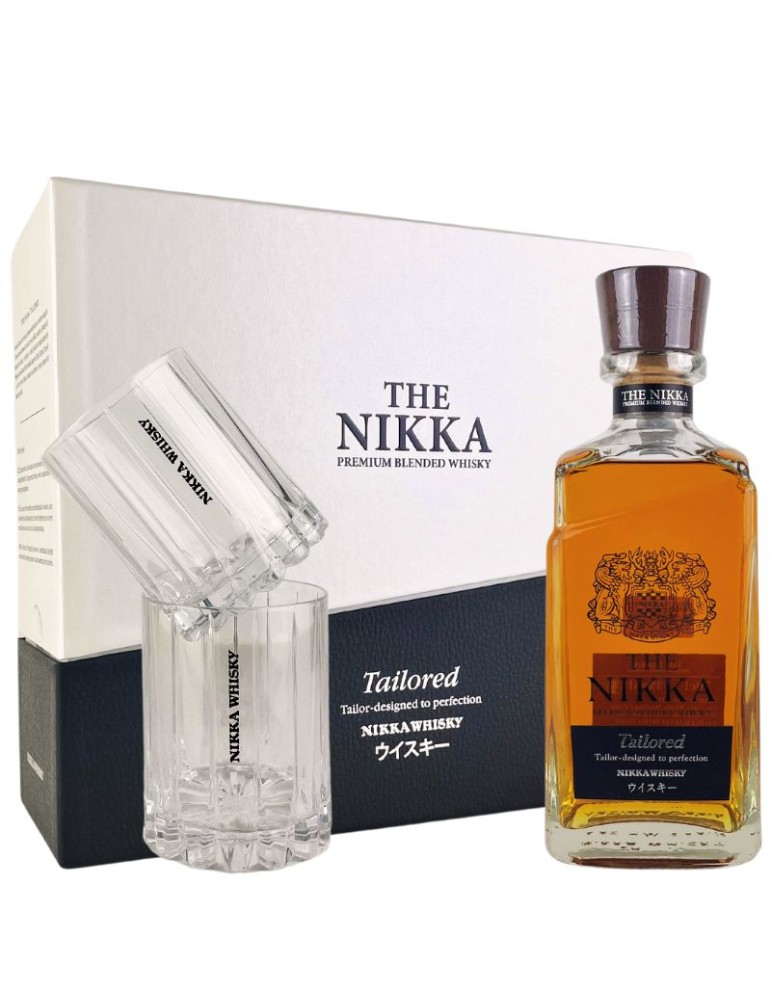 Whisky Nikka Taiolored - 0,5 Lt| Cofanetto regalo 2 bicchieri