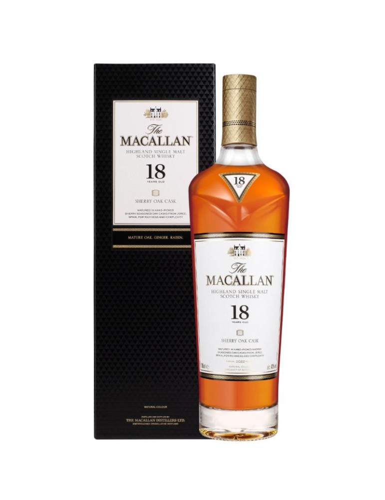 Scotch Whisky Macallan 18 Anni Sherry Oak - 0,7 L ASTUCCIATO