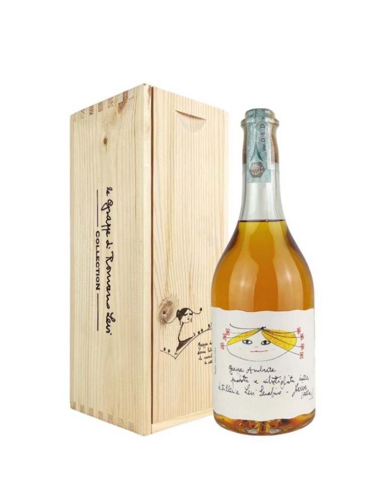 Grappa Ambrata Riserva Levi - 0,70L | ASTUCCIO LEGNO