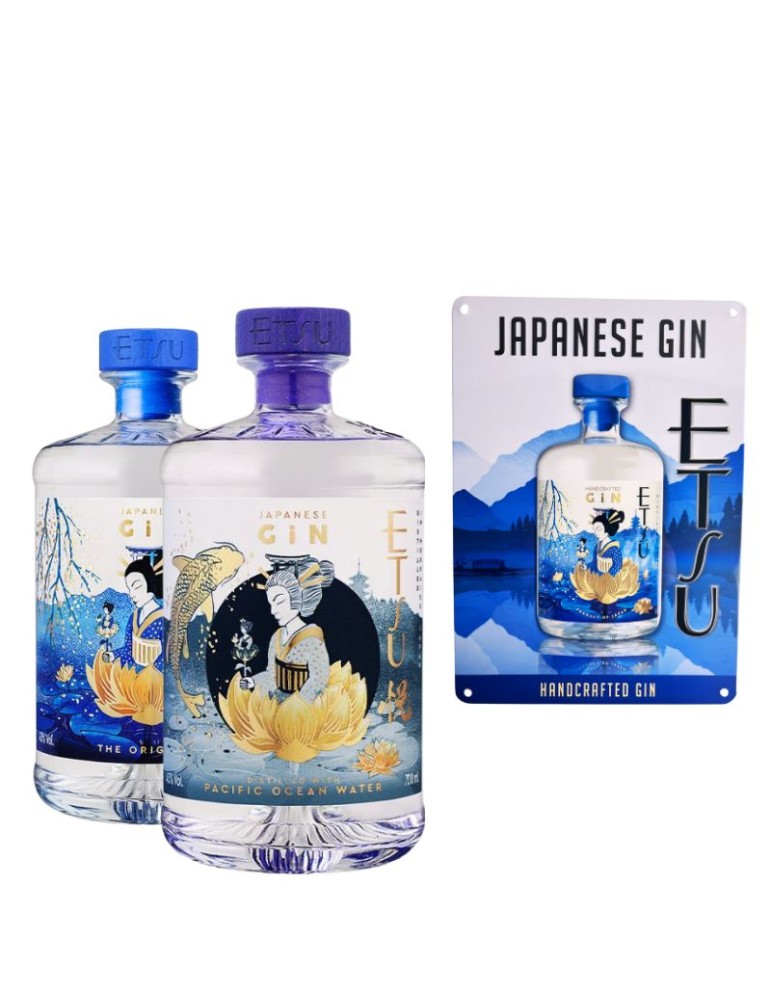 Etsu Pacific Ocean Water Gin + Etsu Japanese Gin