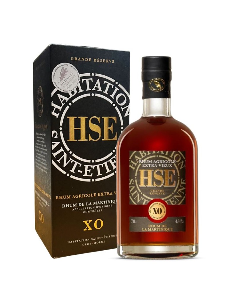 Rum Agricole AOC Martinique HSE AMBRÉ  XO GRANDE RÉSERVE - 0,70L