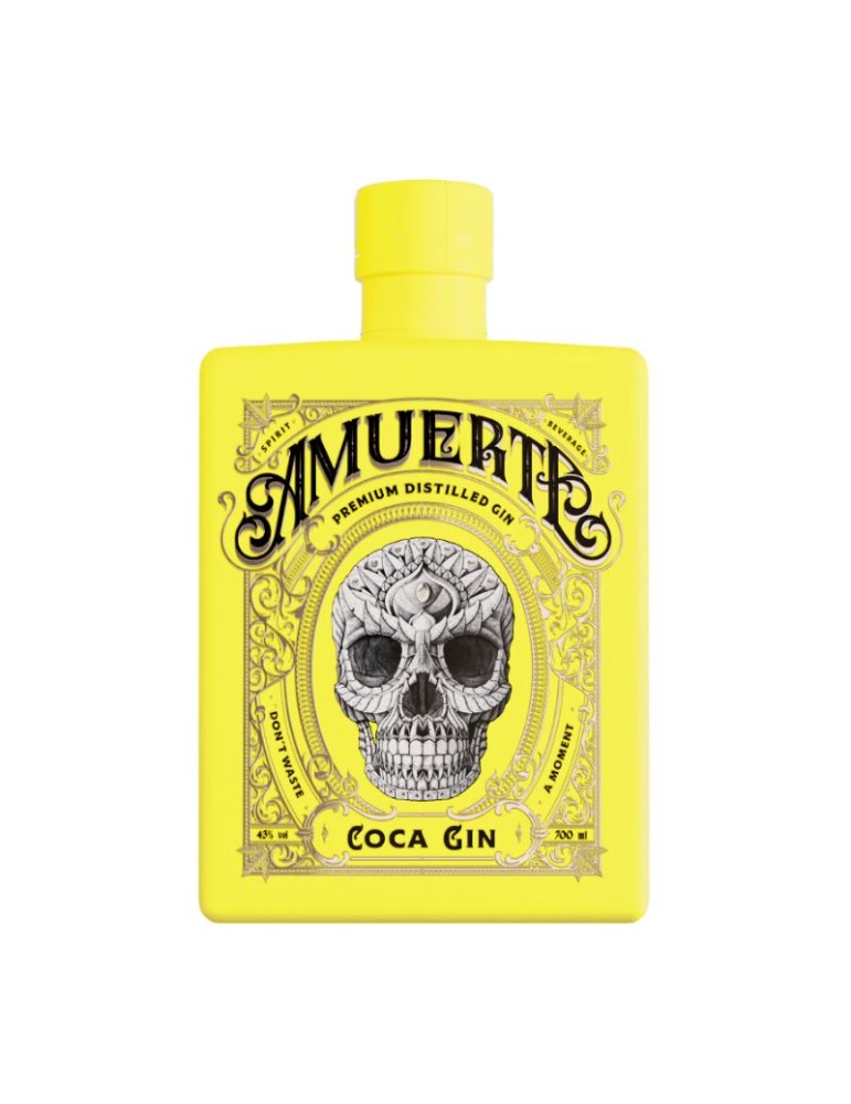 Gin Amuerte Coca Leaf Bottiglia GIALLA - 0,7 L