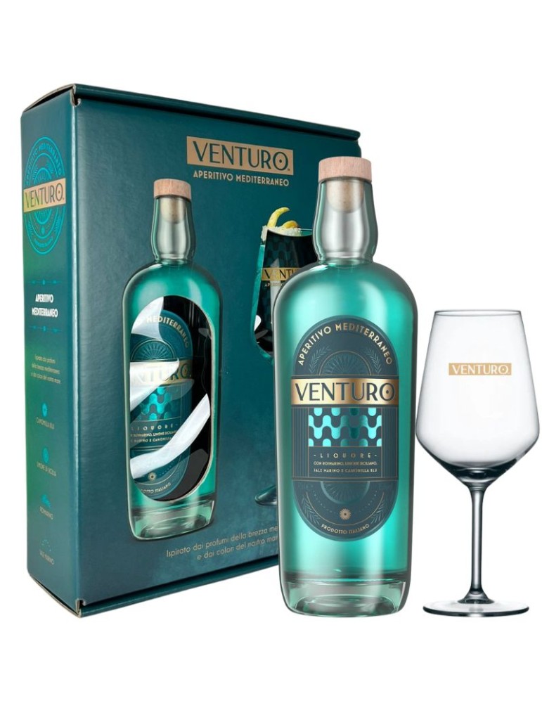 Venturo Aperitivo + Bicchiere  - 0,70L | Gift Box