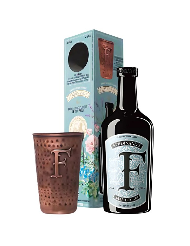 Ferdinand’s Saar Dry Gin + Tazza Rame -  0,50L