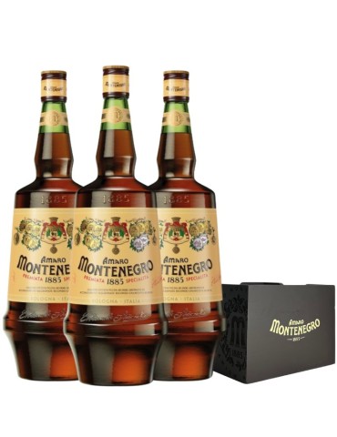 Amaro Montenegro 1,5L x 3 BTG + 1 Portatovaglioli OMAGGIO