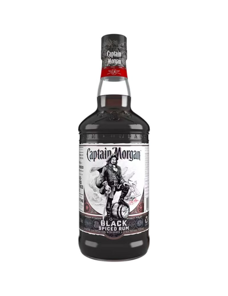 Rum Captain Morgan Black Spiced - 1L