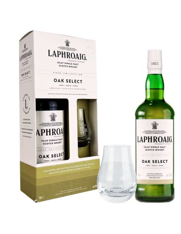 Whisky Laphroaig Oak Select + Bicchiere - 0.7L | Gift Box