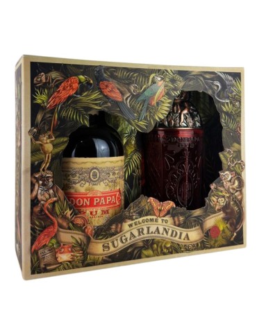 Rum Don Papa 7 Anni - 0,70L con Shaker | Gift Box