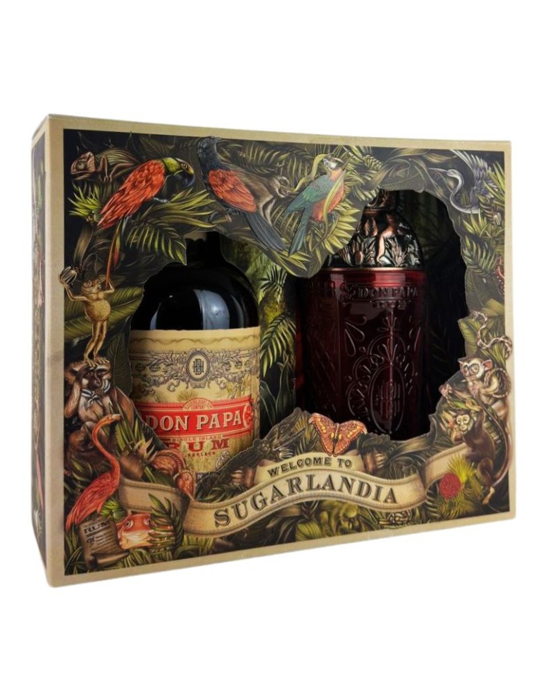 Rum Don Papa 7 Anni - 0,70L con Shaker | Gift Box