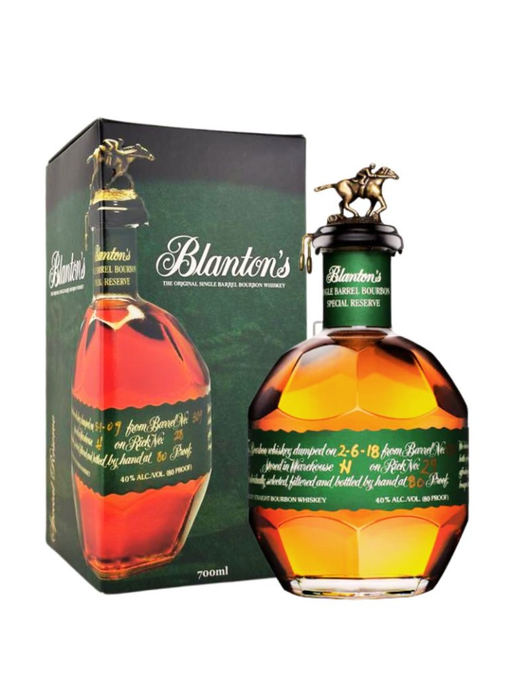 Whisky Blanton's Special Reserve Green Bourbon - 0.7
