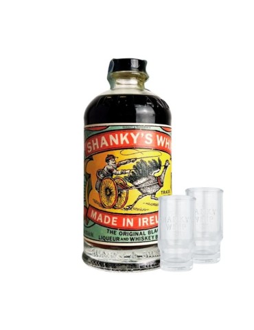 Shanky's Whip Irish Whisky Liqueur + 2 Shot Brandizzato OMAGGIO
