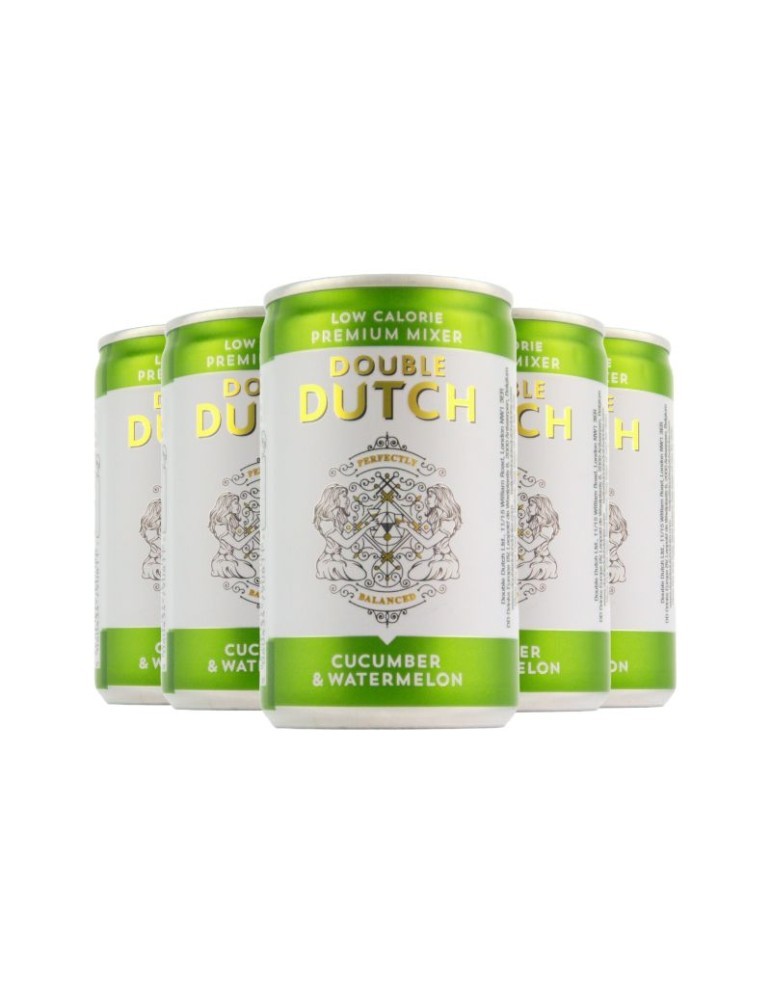 DOUBLE DUTCH Cucumber & Watermelon -0.15L x 24 LATTINE