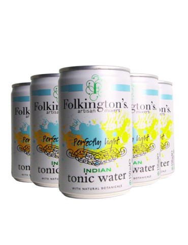 Indian Tonic Water Perfect Light Folkington's - 0,15 L x 24 LATTINE