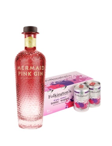 Kit Gin Tonic Mermaid Pink + Earl Grey Tonic Folkington's