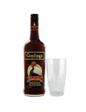 Rum Scuro Goslings Black Seal - 1L + 1 Bicchiere