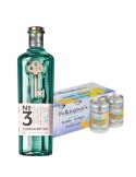Kit Gin Tonic No3 London Dry + Indian Tonic Water Perfect Light Folkington's