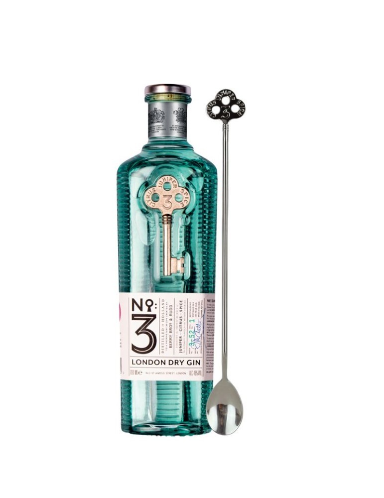 Gin No 3 London Dry Berry Bros & Rudd - 0,7L + 1 Bar spoon No 3 OMAGGIO