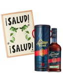 Rum Santiago De Cuba Anejo Superior 11 anni - 0,7 L + Stampa "Salud!"