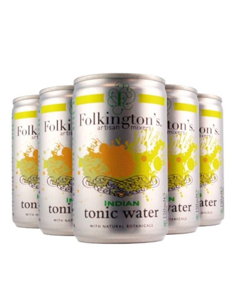 Indian Tonic Water Folkington's - 0,15 L x 24 LATTINE