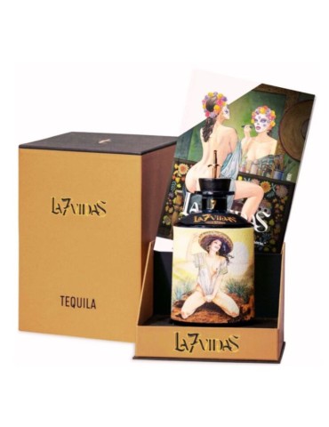 La7Vidas Tequila Reposado con Cofanetto
