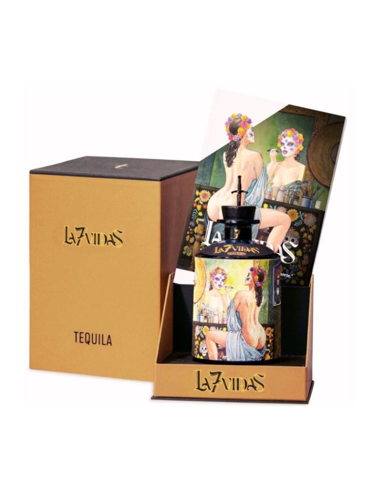 La7Vidas Tequila Blanco con Cofanetto